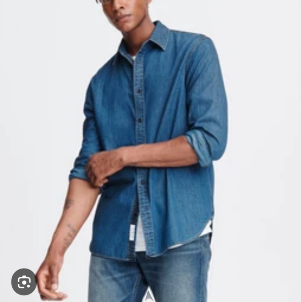 Rag & Bone Tencel Chambray Button Down - image 3